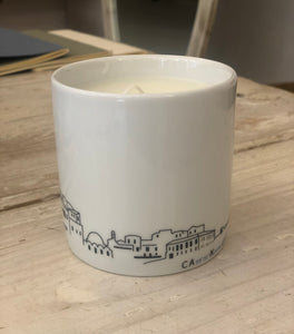 canea scented candle with lid