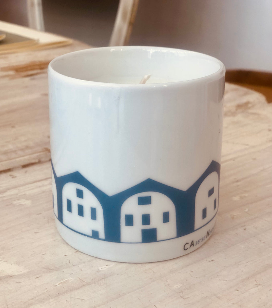 canea scented candle with lid
