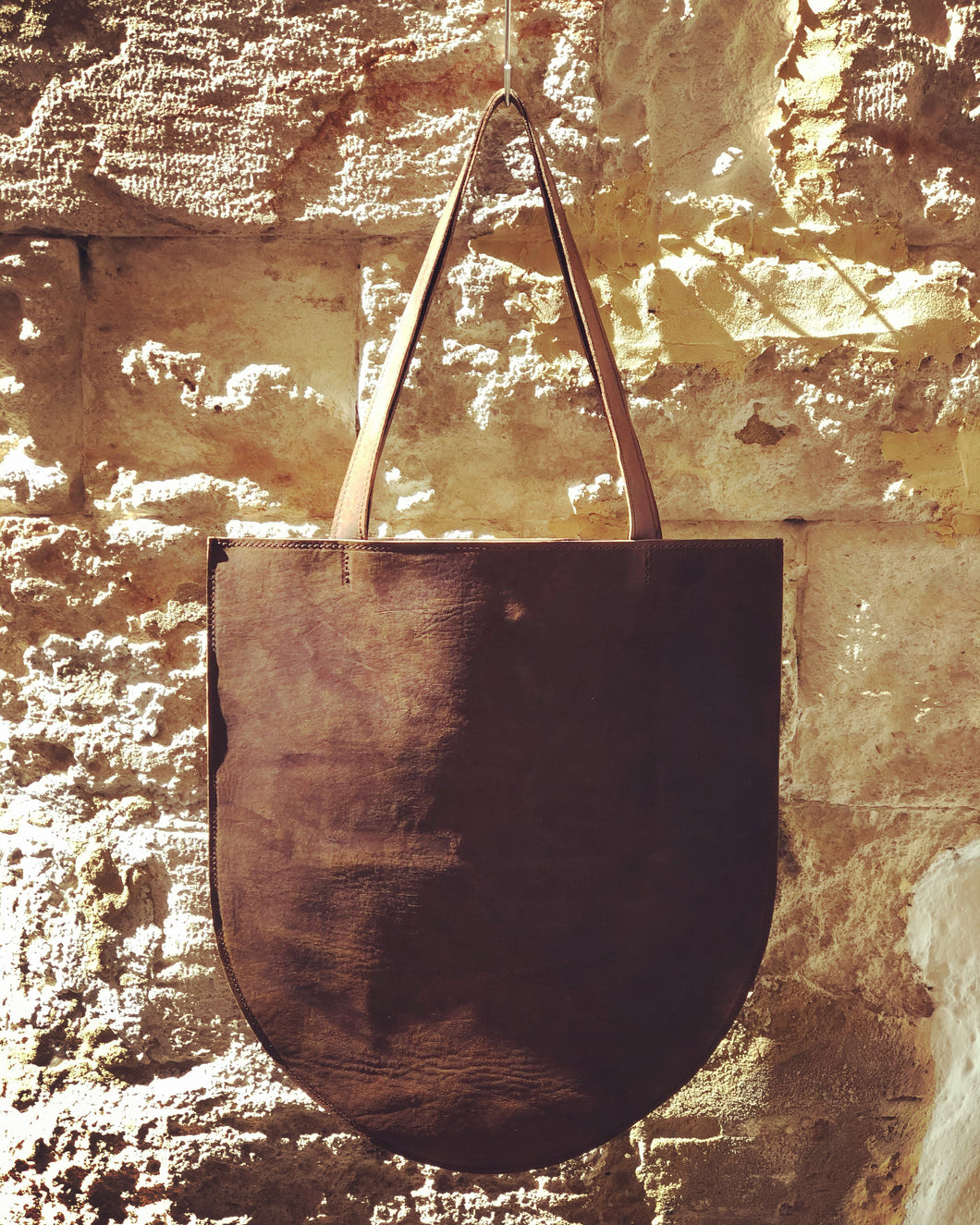 leather tote bag