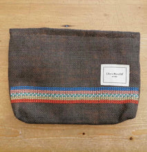 Load image into Gallery viewer, burlap clutch bag