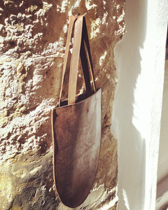 leather tote bag